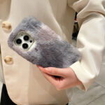 Shiny Plush Phone Case for IPhone - Image 6