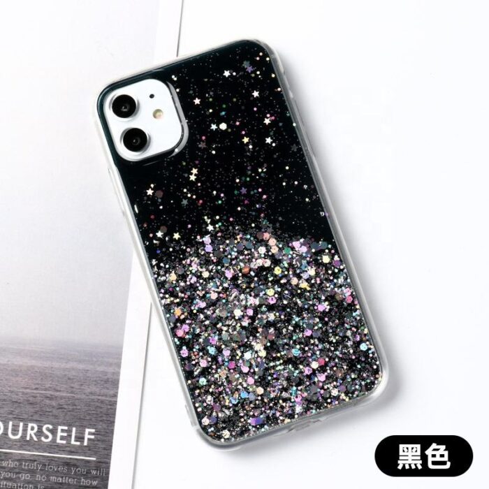 Bling Glitter Fashion Girls Glitter Back Cover Phone Case for iPhone - Image 6