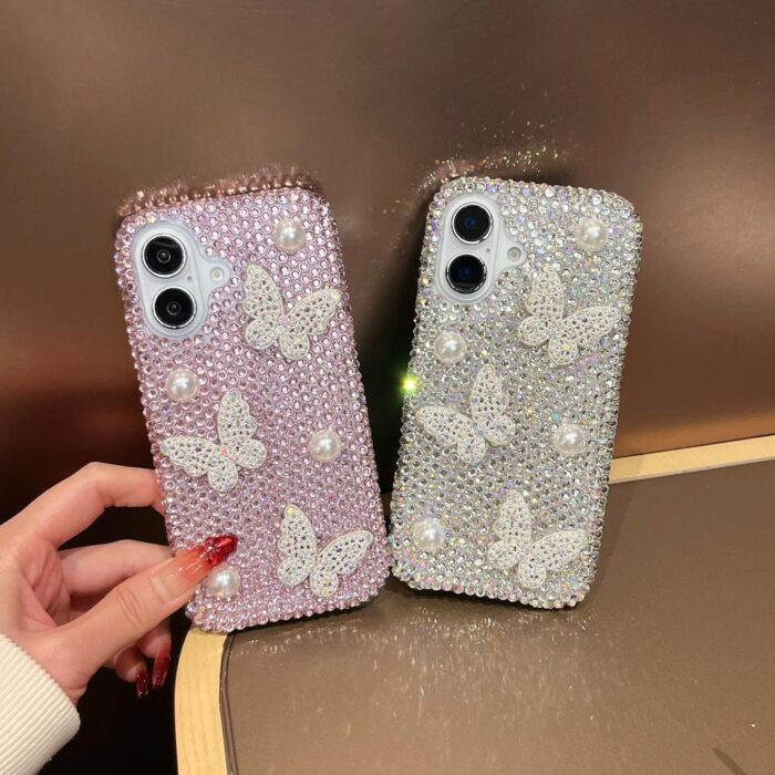 Premium Luxury Sparkling Full Diamond Mobile Phone Case - Image 1