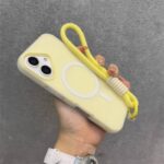 Hand Wrist Strap Matte Case for iPhone - Image 3