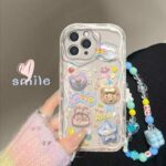Cases with Bracelet for Girls 3D Cartoon for iphone - Image 4