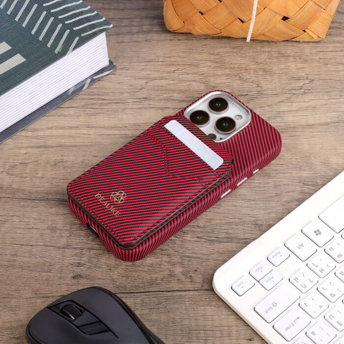 Luxury Premium Carbon Fiber Texture Mobile Cover - Image 5