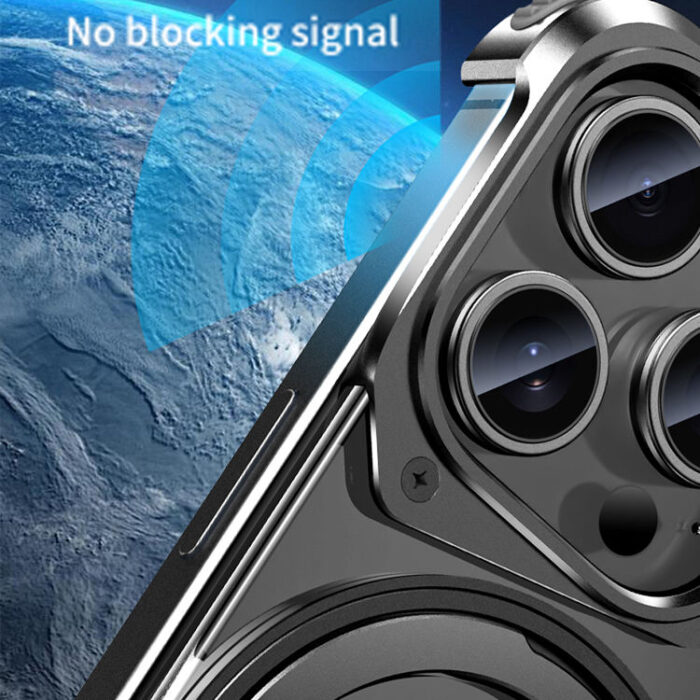 Magnetic Ring Holder Mobile Phone Shell for iPhone - Image 4