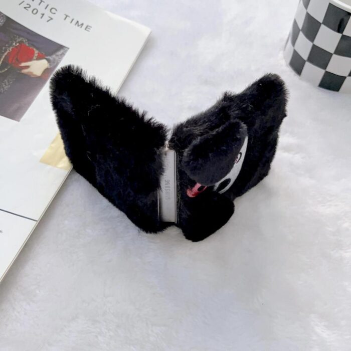 Cute Cartoon Plush Phone Cases for Samsung Z Flip - Image 5