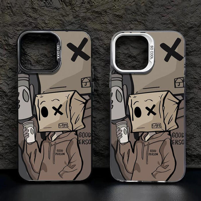 High Quality Fashion Cool Boys Cartoon Anime Phone Case for iPhone - Image 1