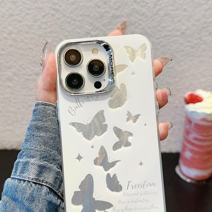 Cute Butterfly Girls Phone Case Cover - Image 3