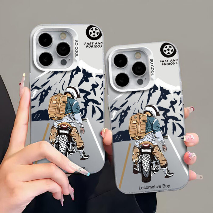 Locomotive Boy Laser Color Silver PC Hard Case - Image 6