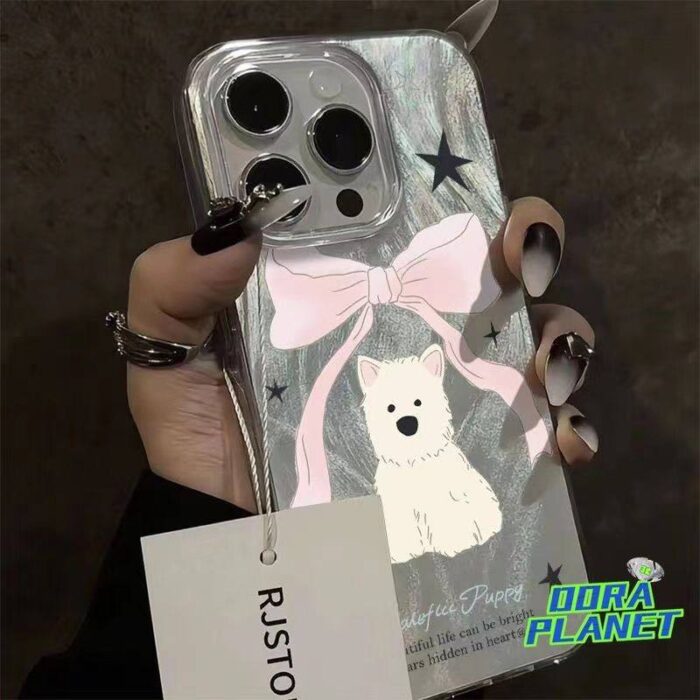 Sweet Girl Bow Phone Case for iPhone - Image 2