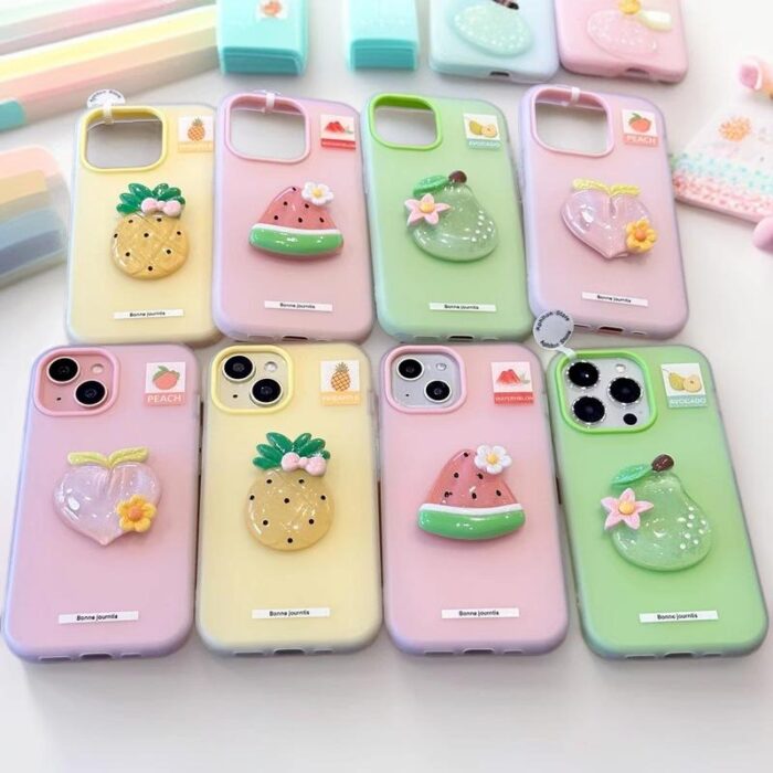 H1dfa9417aec14fe2acdea703f00dc46bt.jpg_960x960q80 Fruit Design Cartoon Cute Women Case - Image 1