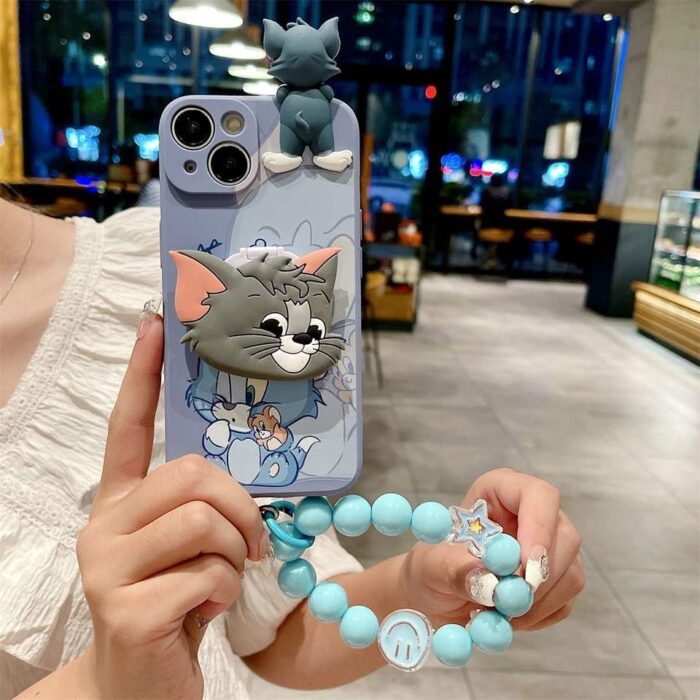 Cartoon Cat Silicone Mobile Phone Case - Image 4
