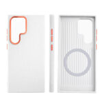 Premium PU Leather Magnetic With Camera Frame Skin Feel Phone Case - Image 6