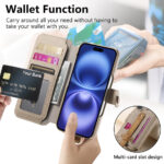 Wallet Premium PU Leather Cell Phone Case - Image 2