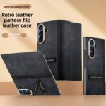 For Samsung ZFold7 Ultra-Thin Magnetic Leather Case Luxury Stand Design Flip Phone Case for All-Inclusive Screen Protection - Image 6