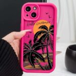 Sunset Coconut Trees Phone Case - Image 2