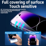 Aluminum Alloy Frame Logo Hole Magnetic HD Screen Tempered Glass Protection Phone Case - Image 5