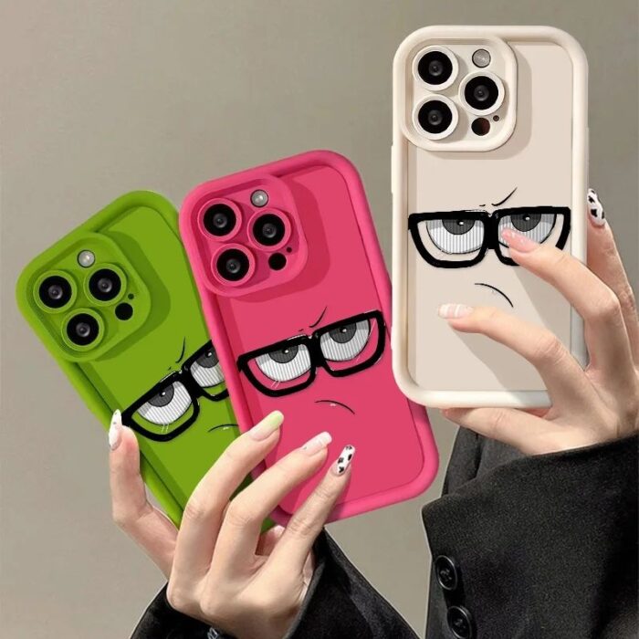 H2c63c5ff598b435490f5a64f0d1239fep.jpg_960x960q80 New Design Cool Boy Girls Funny Angry Expression Phone Case - Image 1