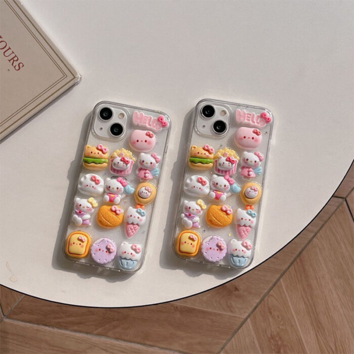 Cartoon Cat 3D Girl for Case Luxury - Image 2