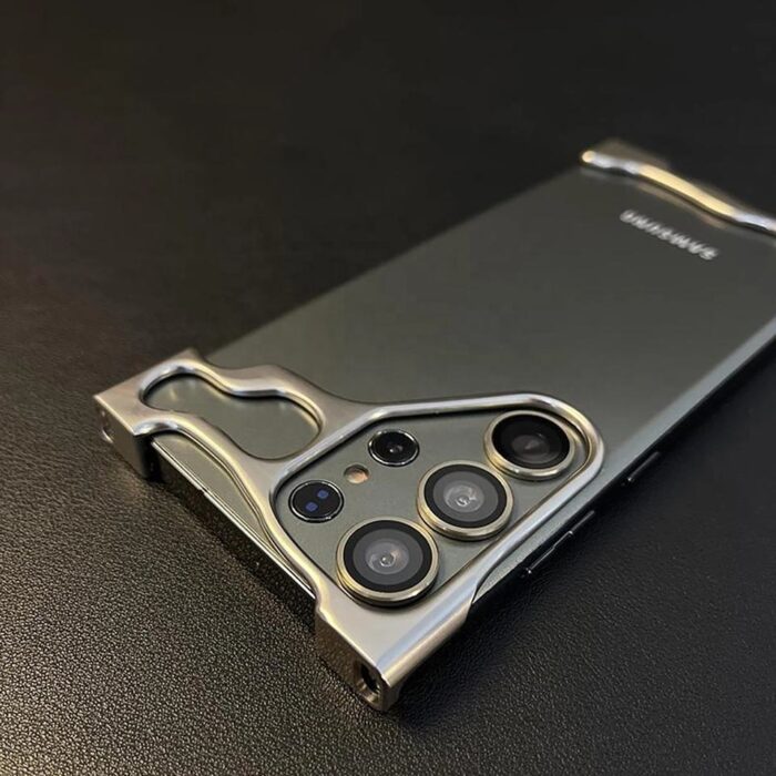 H2ce7c8aa0fbd45dd85744c46542086daR.jpg_960x960q80 Luxury Irregular Aluminum Alloy Bumper Phone Case - Image 1