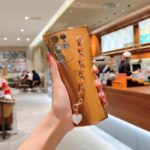 Luxury Plating TPU Girly Cover Love Heart Bracelet Mobile Phone Cases - Image 5