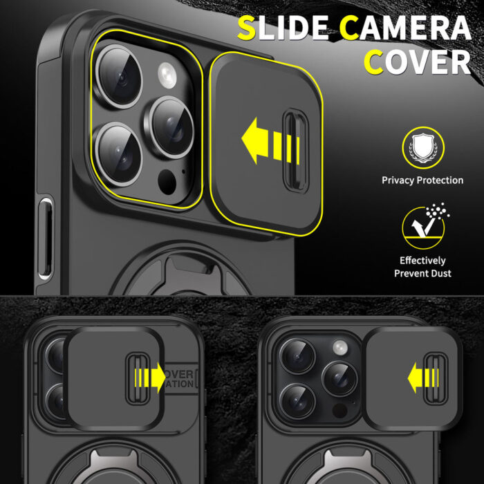 Shockproof Slide Camera Back Cover for iphone - Image 3