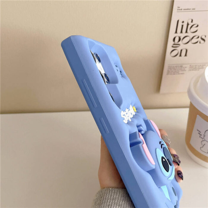 Cartoon Stitch Silicone Phone case - Image 3