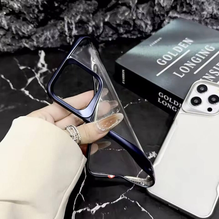 Plating Soft Rubber Border Phone Case - Image 3