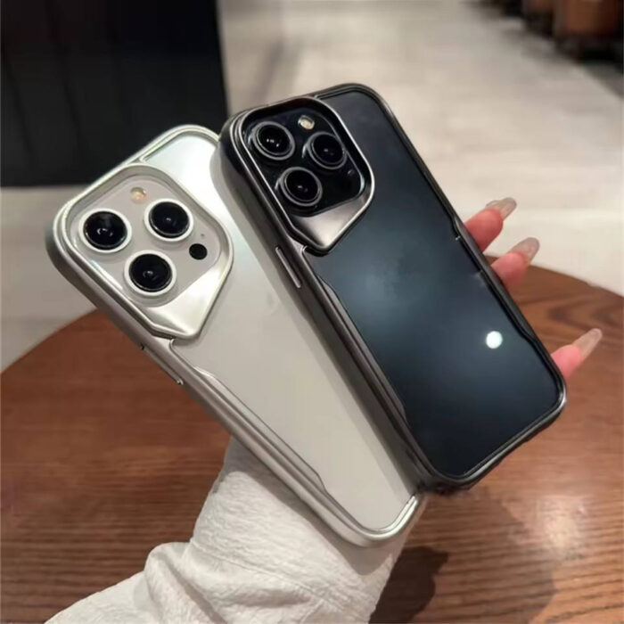 Plating Soft Rubber Border Phone Case - Image 2