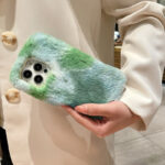 Shiny Plush Phone Case for IPhone - Image 3