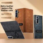 For Samsung ZFold7 Ultra-Thin Magnetic Leather Case Luxury Stand Design Flip Phone Case for All-Inclusive Screen Protection - Image 7