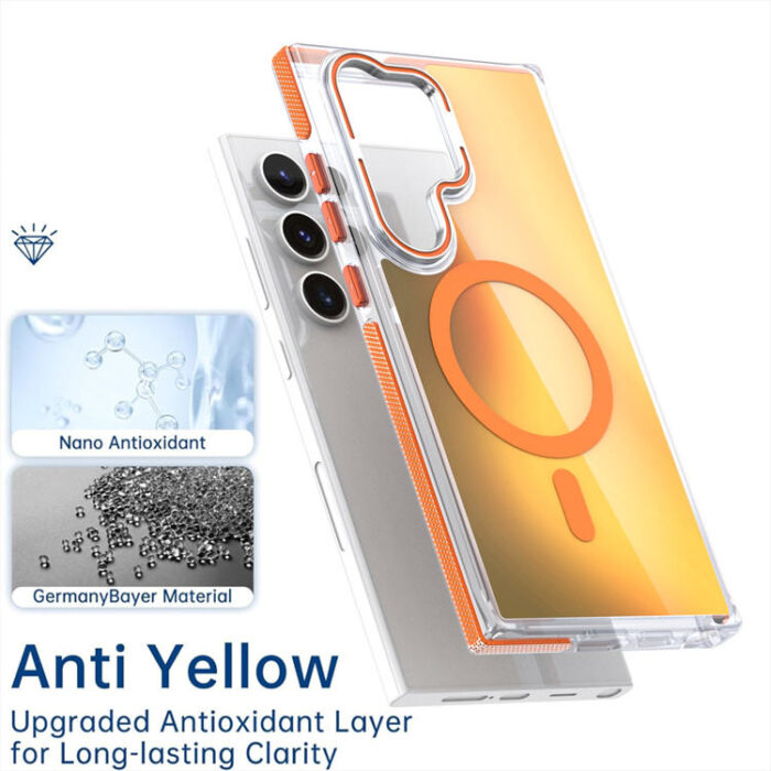 Premium Quality Gradient Color Protective Magnetic Mobile Phone Case - Image 5