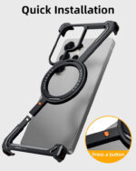 Z Case Edge-less Metal Phone Case with 360 Degree Rotatable Kickstand , Wireless Charging Supported - Image 3