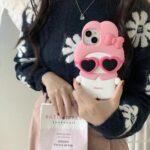 Lovely Lady Girl Cartoon Silicone Mobile Cover - Image 5