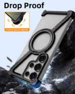 Z Case Edge-less Metal Phone Case with 360 Degree Rotatable Kickstand , Wireless Charging Supported - Image 4