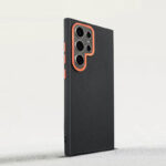 Premium PU Leather Magnetic With Camera Frame Skin Feel Phone Case - Image 4