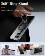 Fashion 360 Degree Rotatable Metal Magnetic Ring Kickstand Cover - Image 3