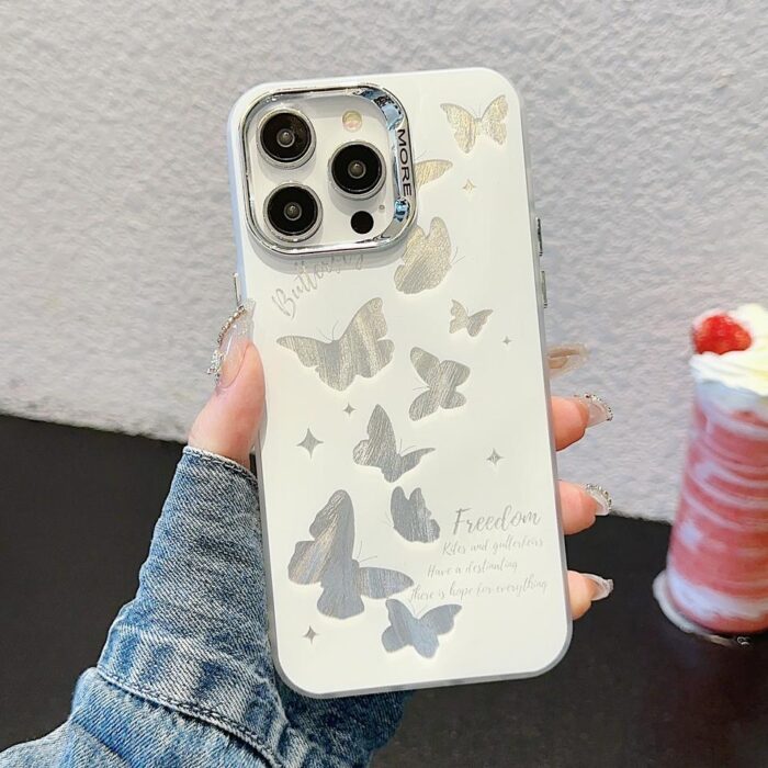 Cute Butterfly Girls Phone Case Cover - Image 2