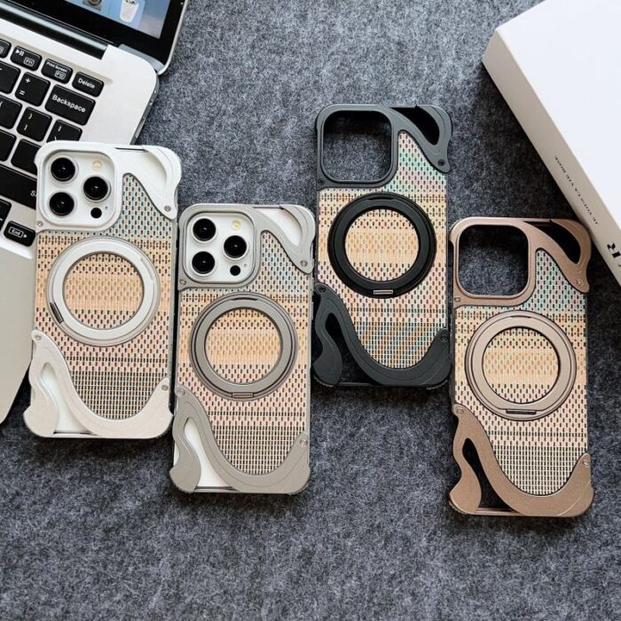 Premium Aluminum Metal Frameless Magnetic Mobile Phone Case - Image 2