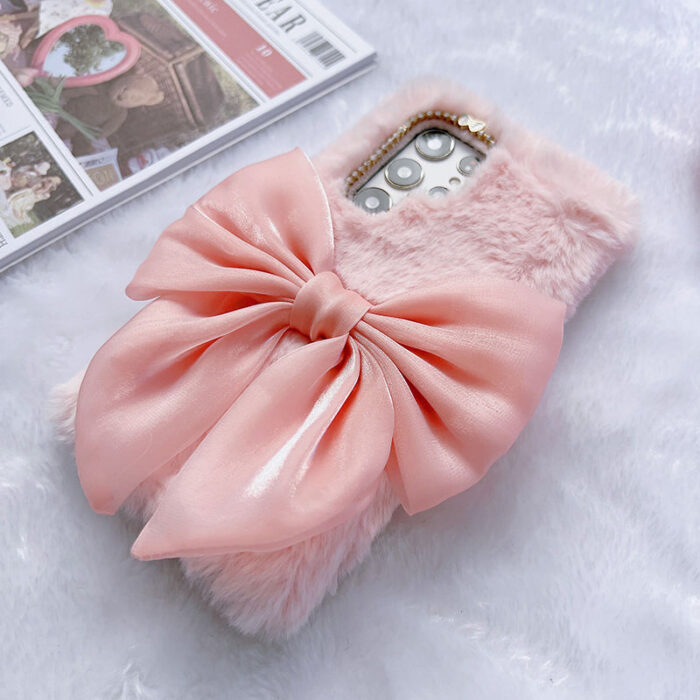 Delicate Girl Plush Phone case - Image 2