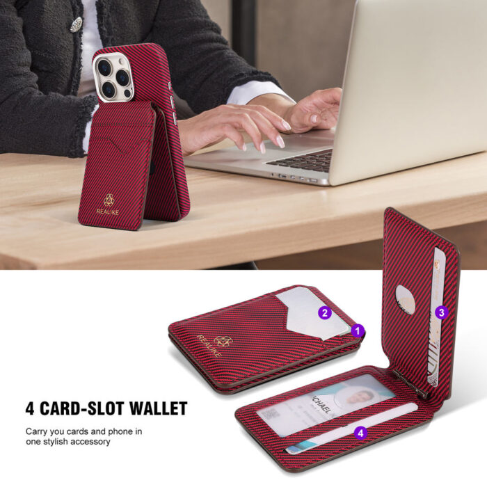 Luxury Premium Carbon Fiber Texture Mobile Cover - Image 2