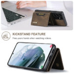 Phone case Removable Magnetic Card Solt Holder Leather Mobile Phone Bags for Samsung Galaxy - Image 5