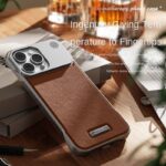 Leather Aromatherapy Magnetic Phone Case - Image 4
