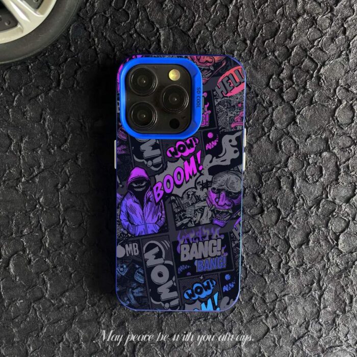 Cool Ghost Boy Doodle Case Compatible for IPhone - Image 3