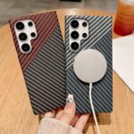 Phone case iPhone 12 13 14 15 16 17 Pro Max Carbon Fiber Pattern Magnetic Cover - Image 2