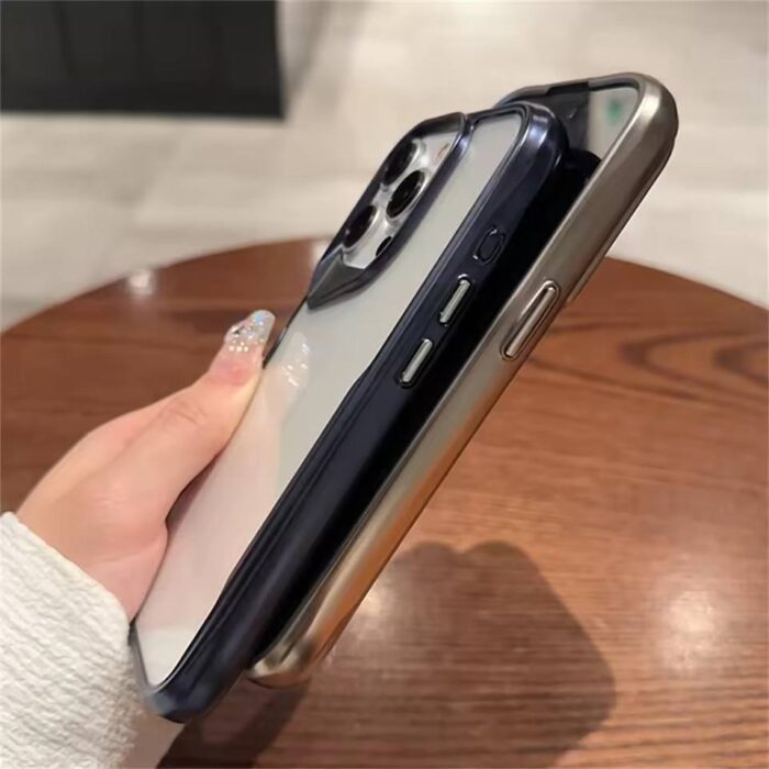 Plating Soft Rubber Border Phone Case - Image 4