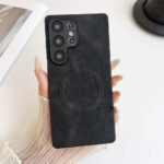 Luxury Leather Shockproof Wireless Charging Phone Case Magnetic Cover for Samsung S22 S23 S24 S25 Ultra - Image 5