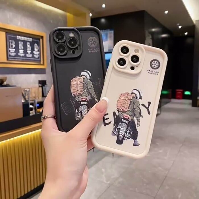 Tide Motorbike Boy Mobile Phone case - Image 2