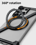 Z Case Edge-less Metal Phone Case with 360 Degree Rotatable Kickstand , Wireless Charging Supported - Image 2