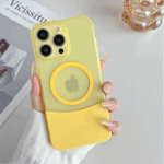 Hot Selling Matte Multi-Color Half PC Transparent Phone Case - Image 3