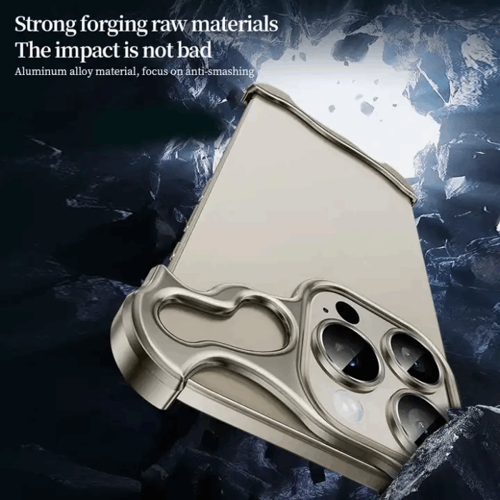 Metal Aluminum Corner Case Shockproof Phone Case - Image 3