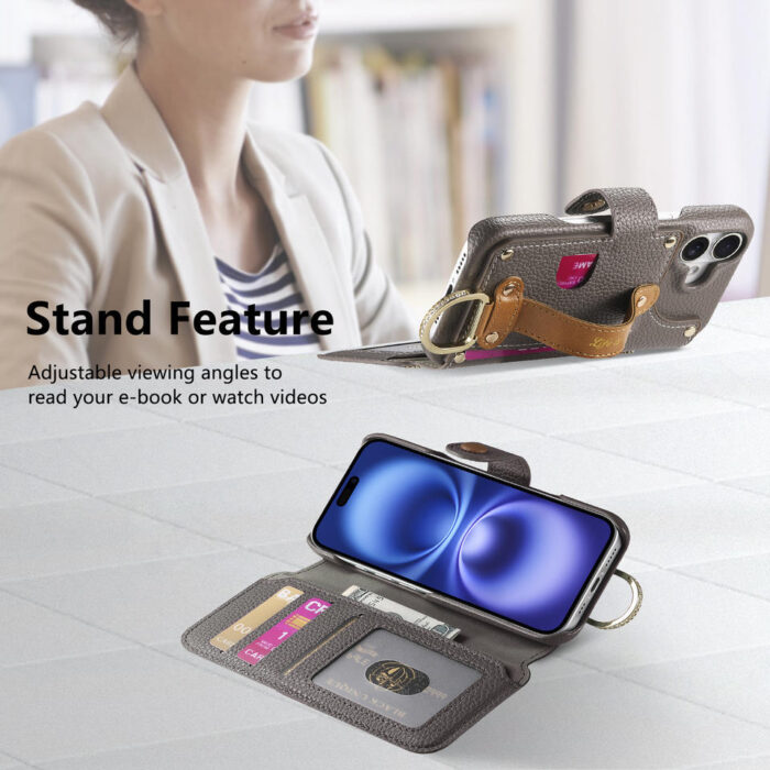 Wallet Premium PU Leather Cell Phone Case - Image 5